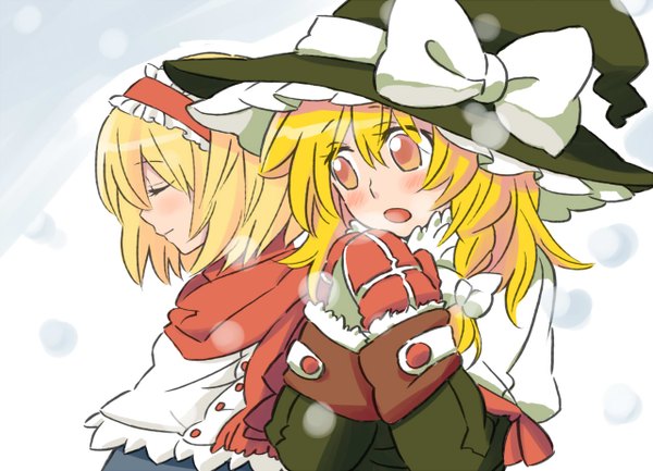 Anime picture 1280x924 with touhou kirisame marisa alice margatroid tagme (artist) girl tairi