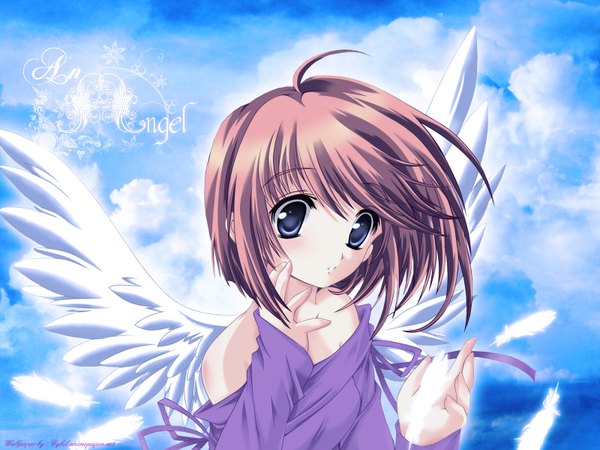 Anime picture 1600x1200 with to heart 2 leaf (studio) komaki manaka wings tagme