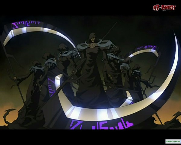 Anime picture 1280x1024 with 07-ghost studio deen letterboxed scythe tagme