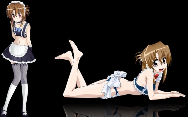 Anime picture 1680x1050 with hayate no gotoku! maria (hayate no gotoku!) light erotic wide image black background tagme