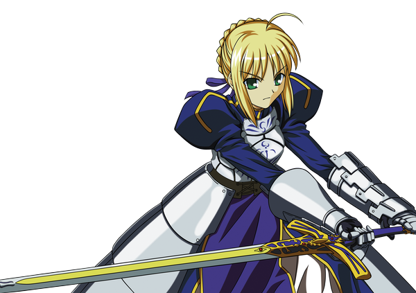 Anime picture 3400x2400 with fate (series) fate/stay night studio deen type-moon artoria pendragon (all) saber highres transparent background