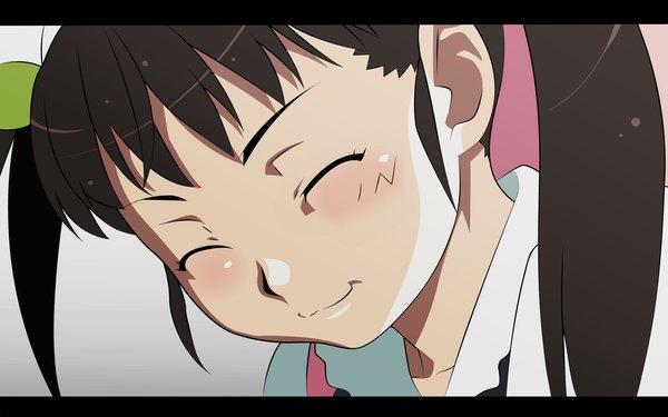 Anime picture 2560x1600 with bakemonogatari shaft (studio) monogatari (series) hachikuji mayoi highres wide image close-up vector