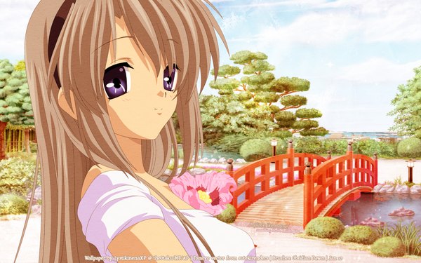 Anime picture 1920x1200 with clannad key (studio) sakagami tomoyo highres wide image