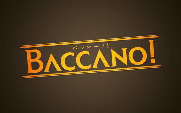 Anime picture 1920x1200 with baccano! highres simple background wide image wallpaper logo