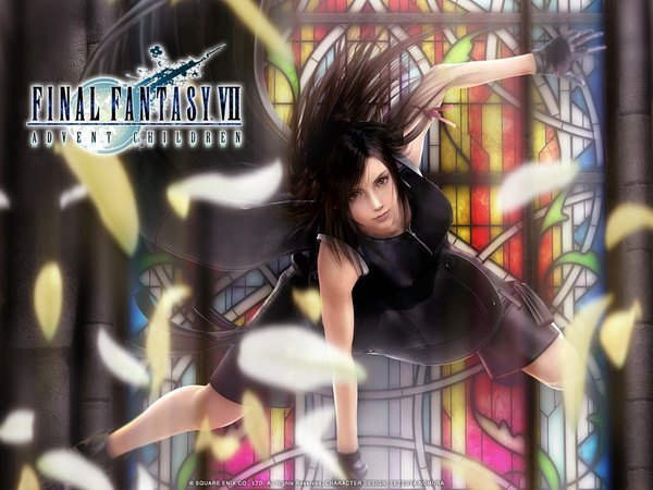 Anime picture 1024x768 with final fantasy vii advent children final fantasy final fantasy vii square enix tifa lockhart