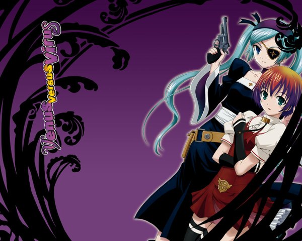 Anime picture 1280x1024 with venus versus virus nahashi lucia multiple girls girl 2 girls takahana sumire
