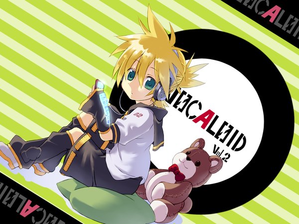 Anime picture 1600x1200 with vocaloid kagamine len copyright name tagme