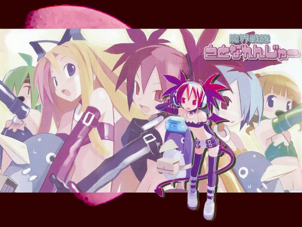 Anime picture 1229x922 with disgaea etna (disgaea) flonne pleinair tagme