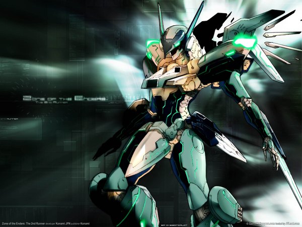 Anime picture 1600x1200 with zone of the enders sword mecha tagme