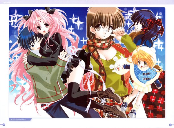 Anime picture 2171x1600 with girls bravo miharu sena kanaka kojima kirie koyomi hare nanaka tomoka lana jude highres scan girl