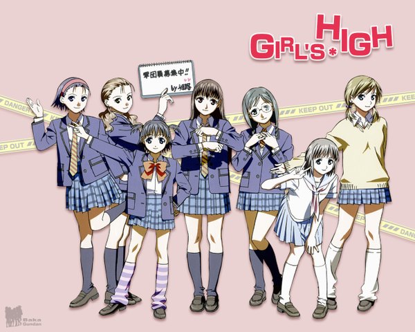 Anime picture 1280x1024 with girls high suzuki yuma takahashi eriko satou ayano ogawa ikue himeji kyouko kouda akari tagme