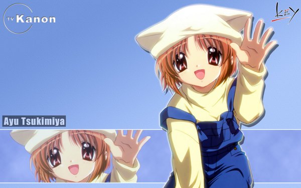 Anime picture 1920x1200 with kanon key (studio) tsukimiya ayu highres wide image girl