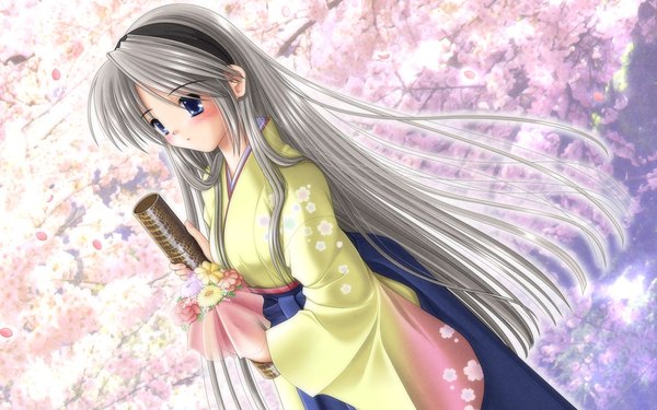 Anime picture 1920x1200 with clannad key (studio) sakagami tomoyo highres wide image graduation