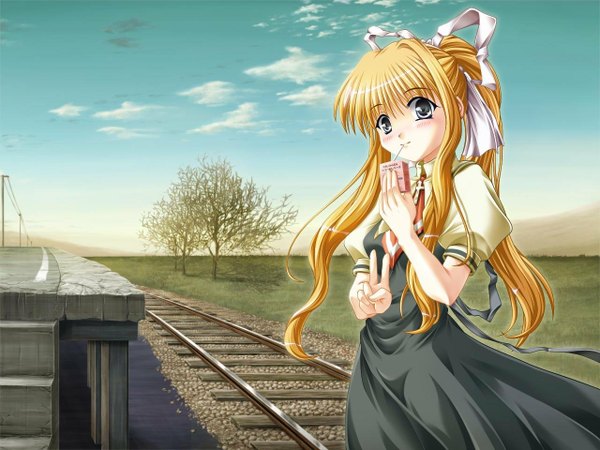 Anime picture 1280x960 with air key (studio) kamio misuzu girl tagme