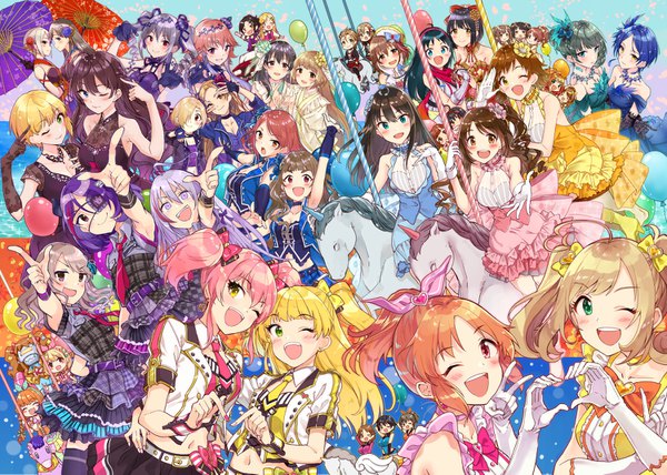 Anime picture 1500x1071 with idolmaster idolmaster cinderella girls idolmaster cinderella girls starlight stage tagme (character) shibuya rin ichinose shiki takagaki kaede kanzaki ranko jougasaki mika shimamura uzuki hayami kanade miyamoto frederica futaba anzu jougasaki rika shiomi shuuko houjou karen ninomiya asuka honda mio shirasaka koume kamiya nao