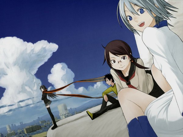 Anime picture 1601x1201 with yozakura quartet tagme