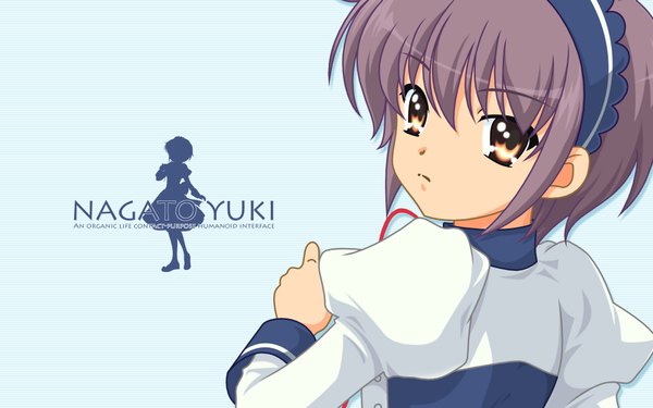 Anime picture 1920x1200 with suzumiya haruhi no yuutsu kyoto animation nagato yuki highres wide image girl