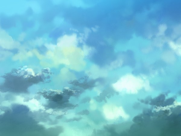 Anime picture 1024x768 with ma furu yoru no rin game cg sky cloud (clouds) landscape