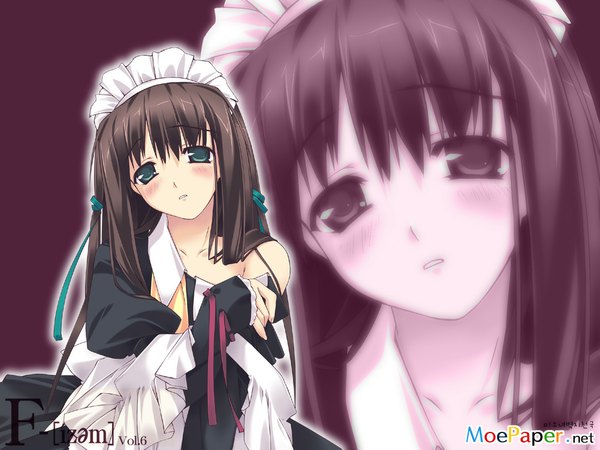 Anime picture 1024x768 with f-ism murakami suigun maid zoom layer tagme
