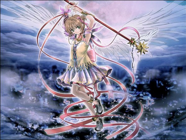 Anime picture 1280x960 with card captor sakura clamp kinomoto sakura tagme