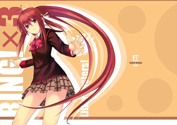Anime picture 1125x800 with little busters! key (studio) natsume rin serafuku