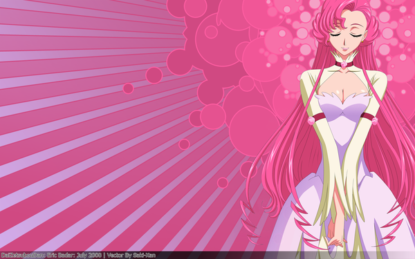 Anime picture 1280x800 with code geass sunrise (studio) euphemia li britannia long hair wide image pink hair