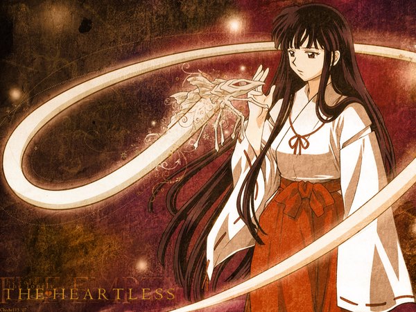 Anime picture 1600x1200 with inuyasha kikyou japanese clothes miko tagme