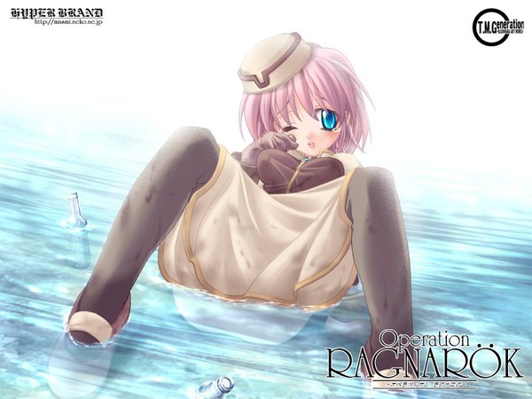 Anime picture 1600x1200 with ragnarok online acolyte (ragnarok online) ishihara masumi light erotic wallpaper wet clothes