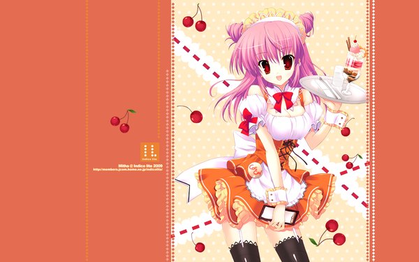 Anime picture 1680x1050 with mitha wide image waitress tagme indico lite