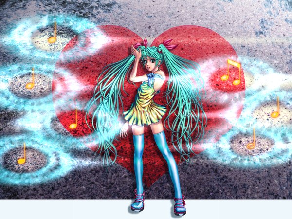 Anime picture 1600x1200 with vocaloid hatsune miku girl tagme