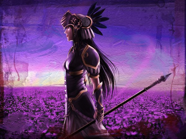 Anime picture 1600x1200 with valkyrie profile lenneth hrist valkyrie highres wallpaper