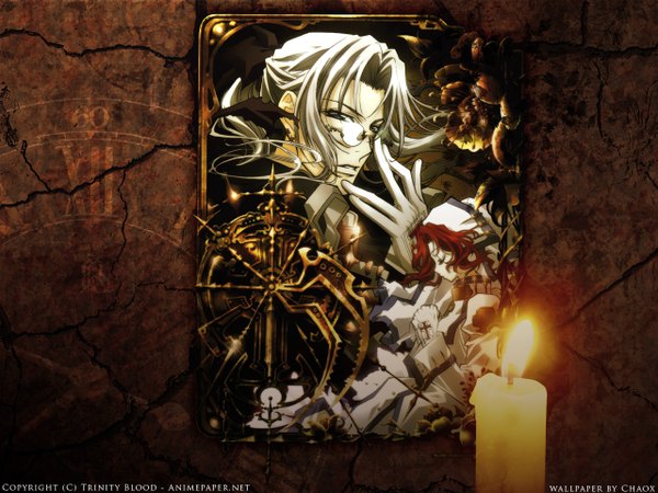 Anime picture 1280x960 with trinity blood gonzo abel nightroad esther blanchett tagme