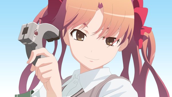 Anime picture 1600x900 with to aru kagaku no railgun j.c. staff shirai kuroko wide image close-up vector