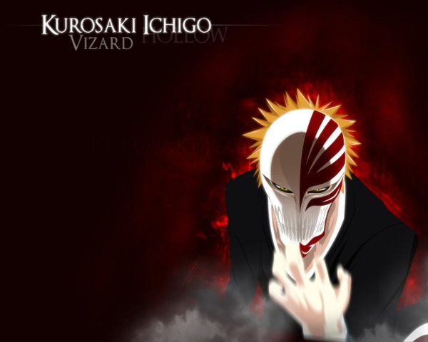 Anime picture 1280x1024 with bleach studio pierrot kurosaki ichigo hollow mask vizard