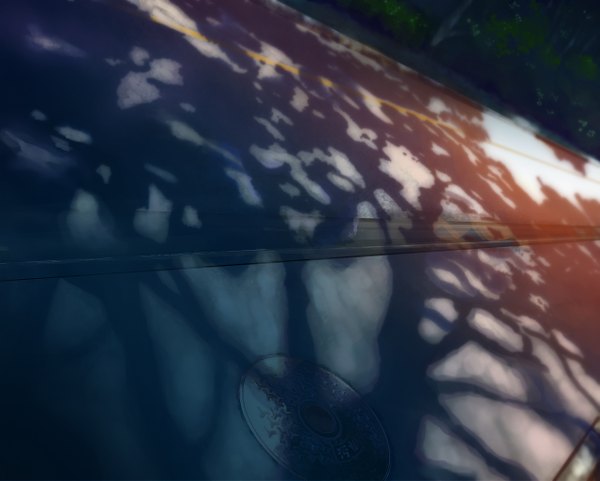 Anime picture 1280x1028 with original peko (akibakeisena) shadow no people landscape road