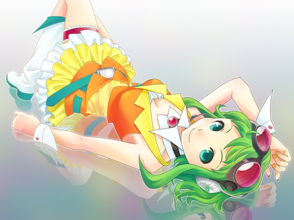 Anime picture 1600x1200 with vocaloid gumi girl tagme