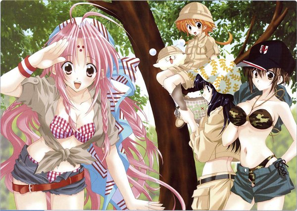 Anime picture 1076x767 with girls bravo miharu sena kanaka kojima kirie koyomi hare nanaka tomoka lana jude light erotic girl