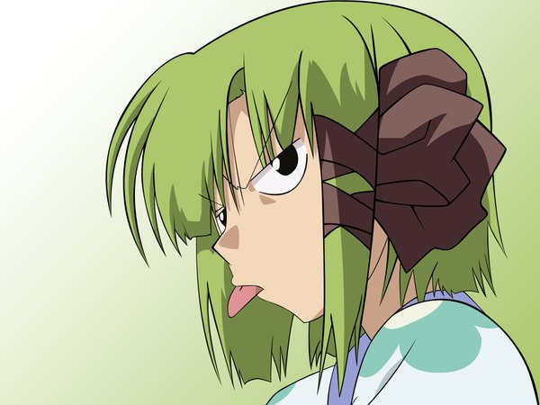 Anime picture 2048x1536 with shuffle! shigure asa highres short hair green hair girl