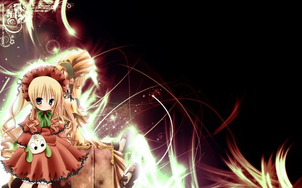 Anime picture 1280x800 with rozen maiden shinku wide image tagme