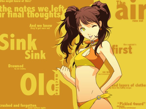 Anime picture 1600x1200 with persona 4 tagme