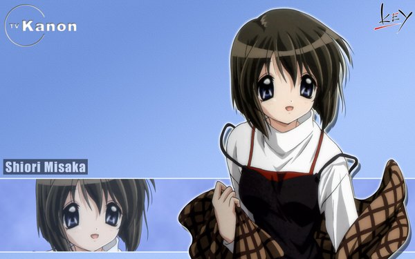 Anime picture 1920x1200 with kanon key (studio) misaka shiori highres wide image girl