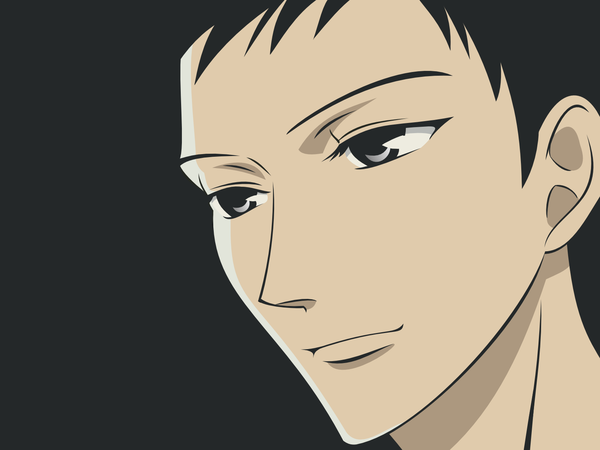 Anime picture 1600x1200 with ouran high school host club studio bones morinozuka takashi close-up vector