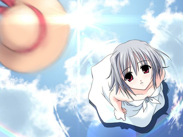 Anime picture 1024x768 with wind a breath of heart tsukishiro hikari tagme