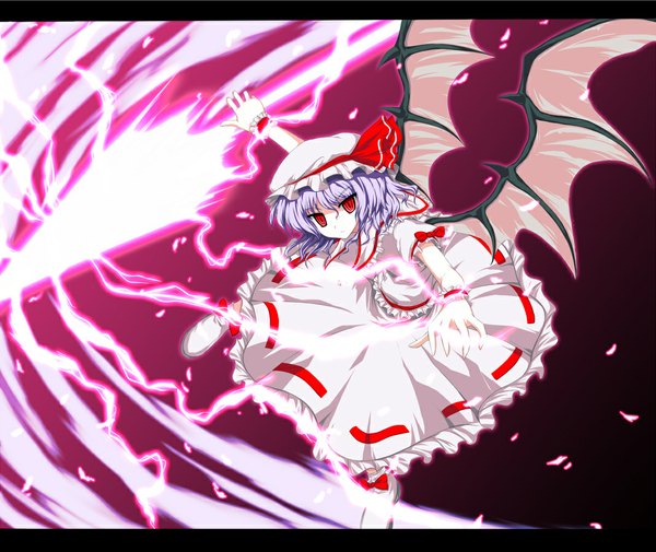 Anime picture 1068x900 with touhou remilia scarlet girl spear the gungnir tagme