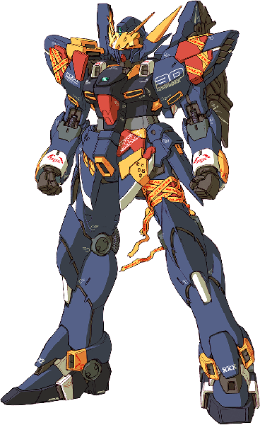 Anime picture 700x1140 with super robot wars super robot wars 30 huckebein 30 katoki hajime single tall image standing full body official art transparent background no people mecha
