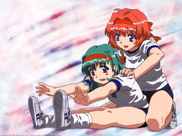 Anime picture 1280x960 with onegai twins onodera karen miyafuji miina tagme