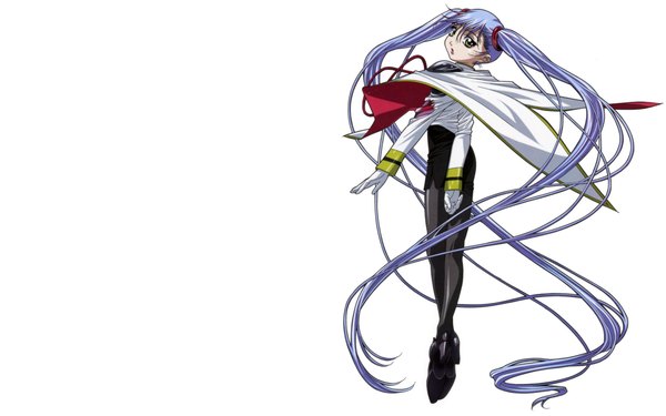 Anime picture 1920x1200 with martian successor nadesico xebec hoshino ruri highres wide image white background