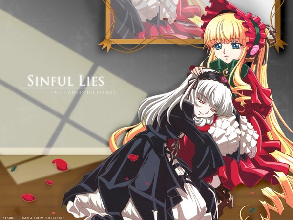 Anime picture 1600x1200 with rozen maiden suigintou shinku tagme