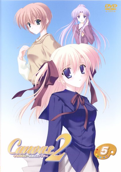 Anime picture 1284x1830 with canvas 2 housen elis kikyou kiri saginomiya saya nanao naru tall image