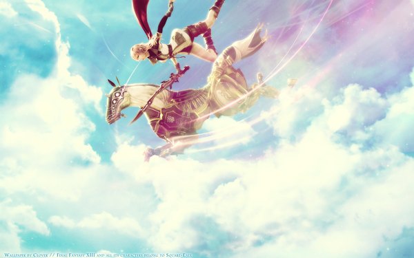 Anime picture 1920x1200 with final fantasy xiii lightning farron highres wide image realistic